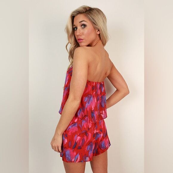 The Impeccable Pig Floral Romper - Picture 2 of 4